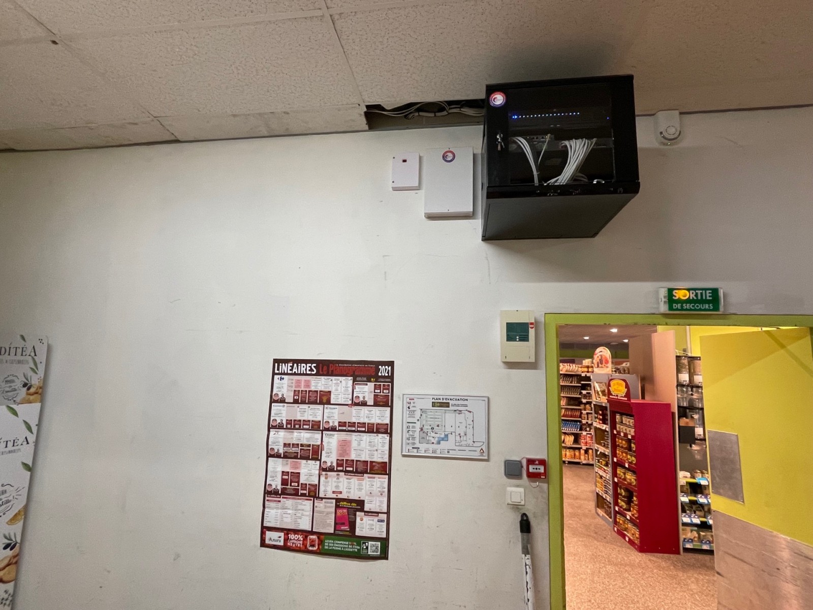Installation d’une solution de caméras de vidéosurveillance , Alarme  anti intrusion et lecture de plaque