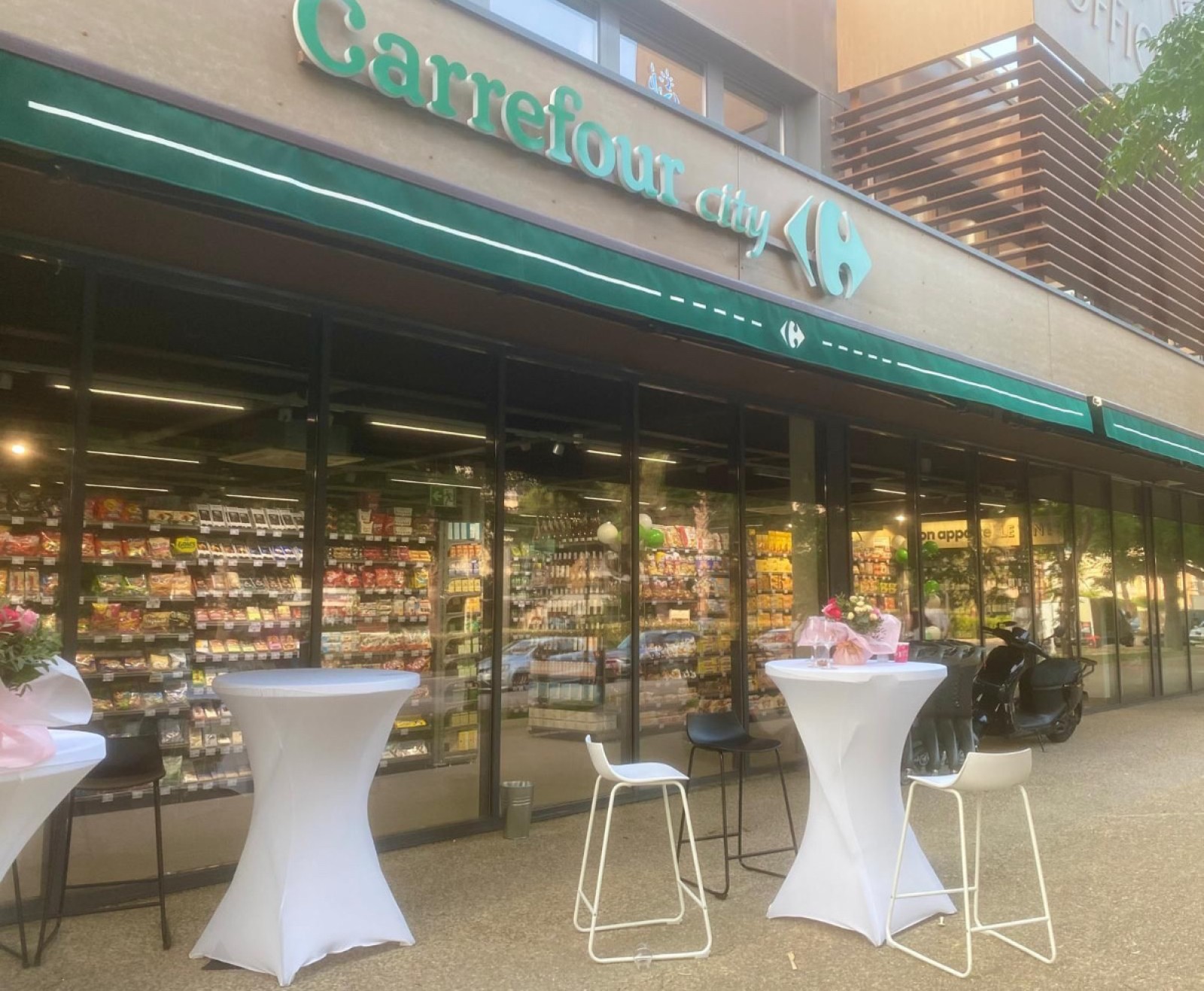  Installation Video, alarme contre l’accès chez Carrefour City 