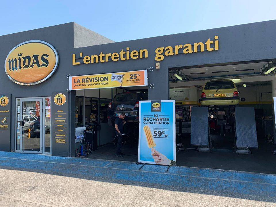 Installation de caméras de sécurité centre automobile Midas à Marseille dans les Bouches du Rhône