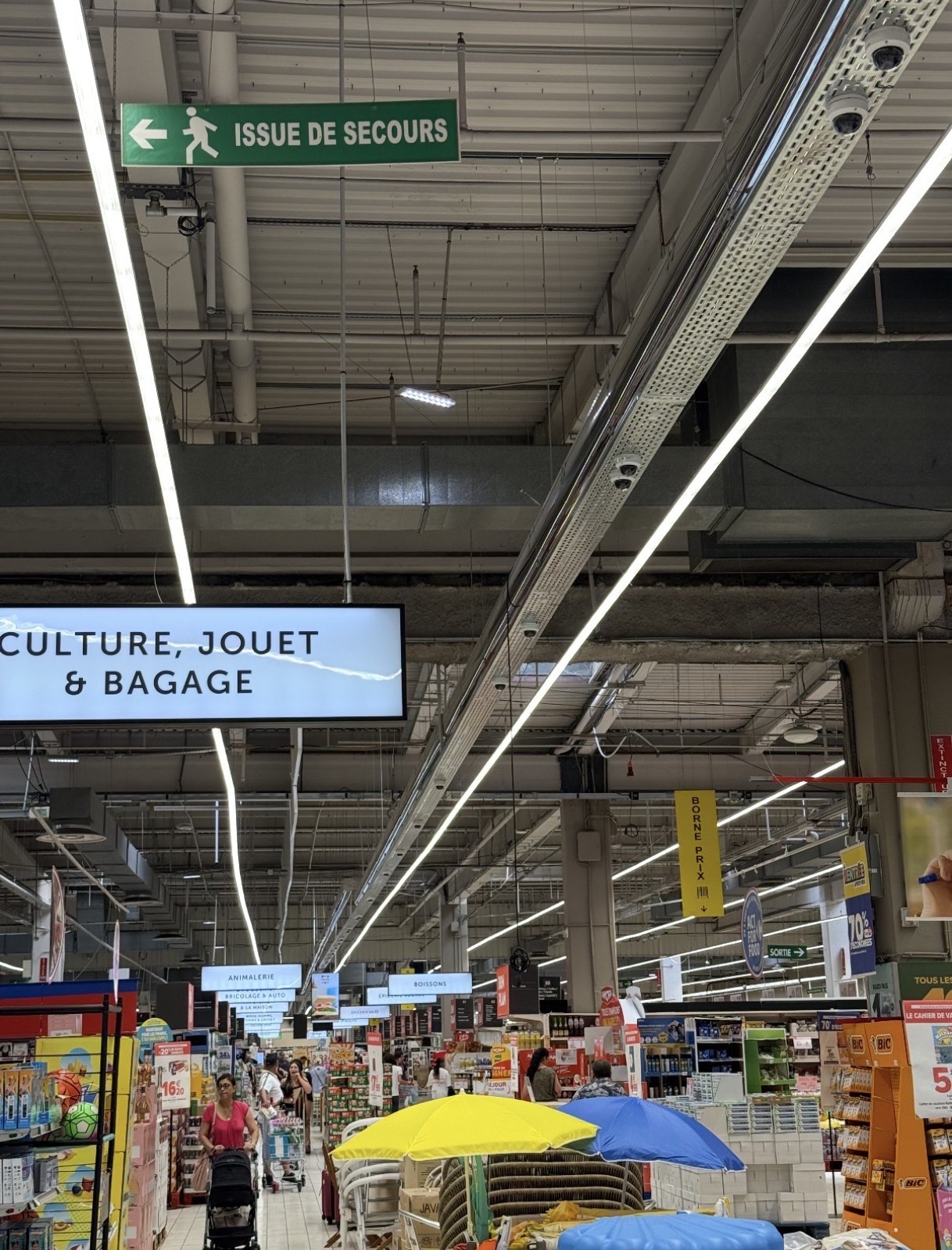  installation d’un système de 320 caméra, 4K, dans le plus grand hypermarché du sud de la France 