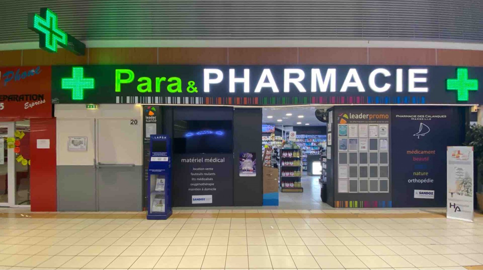 Installation d’un système de caméra de vidéo protection  dans un commerce  Pharmacie et un système d’alarme anti intrusion