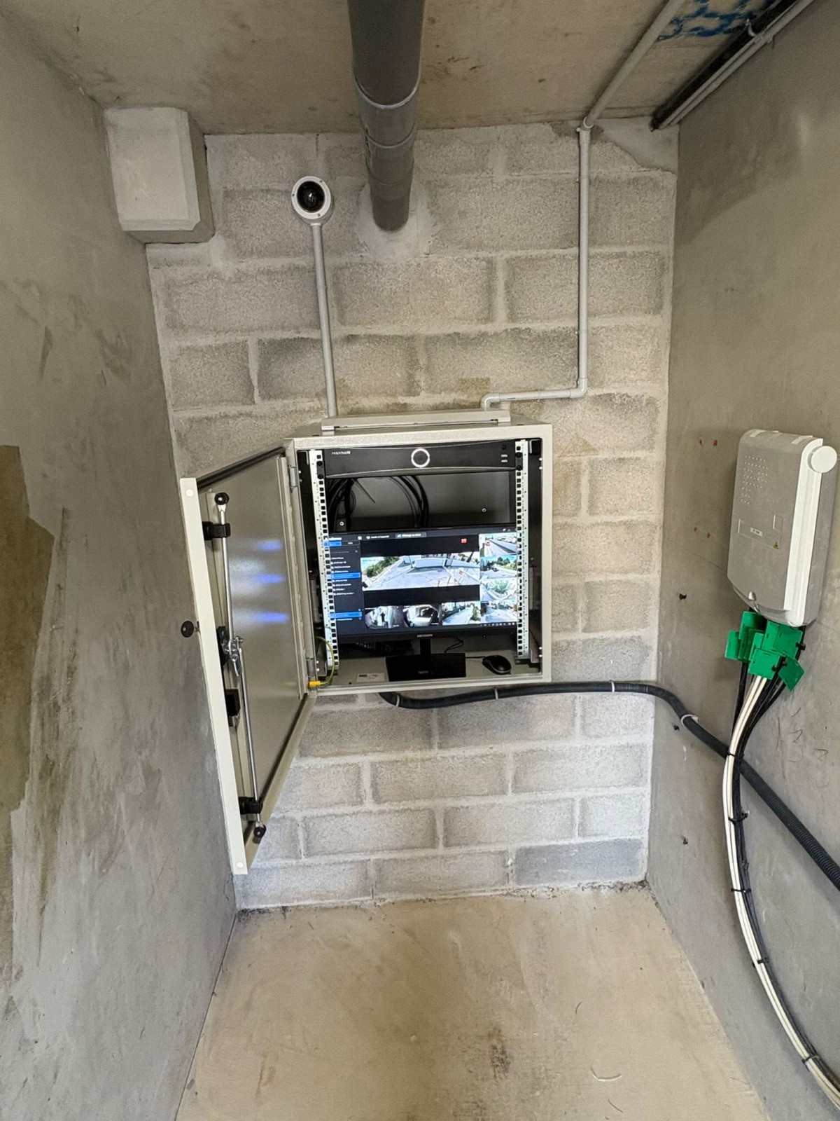 installation caméras copropriété 