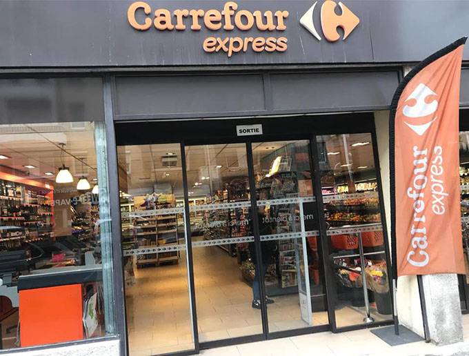 Installation d'un système de vidéo protection Carrefour Express Toulon