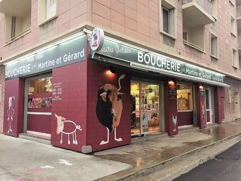 Sécurisation par video protection d'une Boucherie aux Chutes Lavie à Marseille